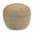 Upholstered Cotton Blend Ottoman
