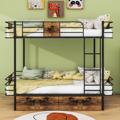 Adaya Twin XL over Twin XL 2 Drawer Standard Bunk Bed by Mason & Marbles