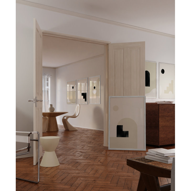  Cadre photo en bois - ensemble de 6, Blanc, 24 po x 36 po