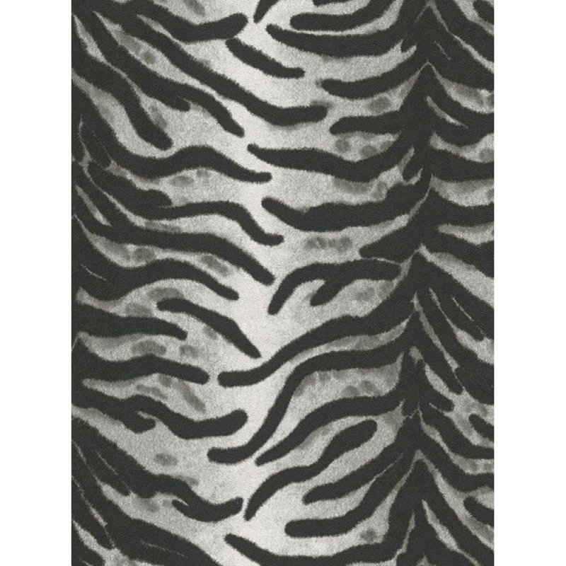 Rouleau de papier peint L 33 pi x l 21 po, Blanc / noir