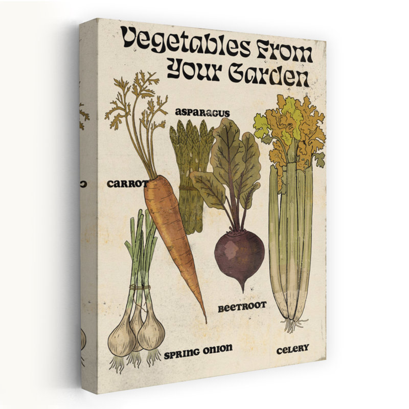 Légumes frais du jardin, H 60 po x l 40 po