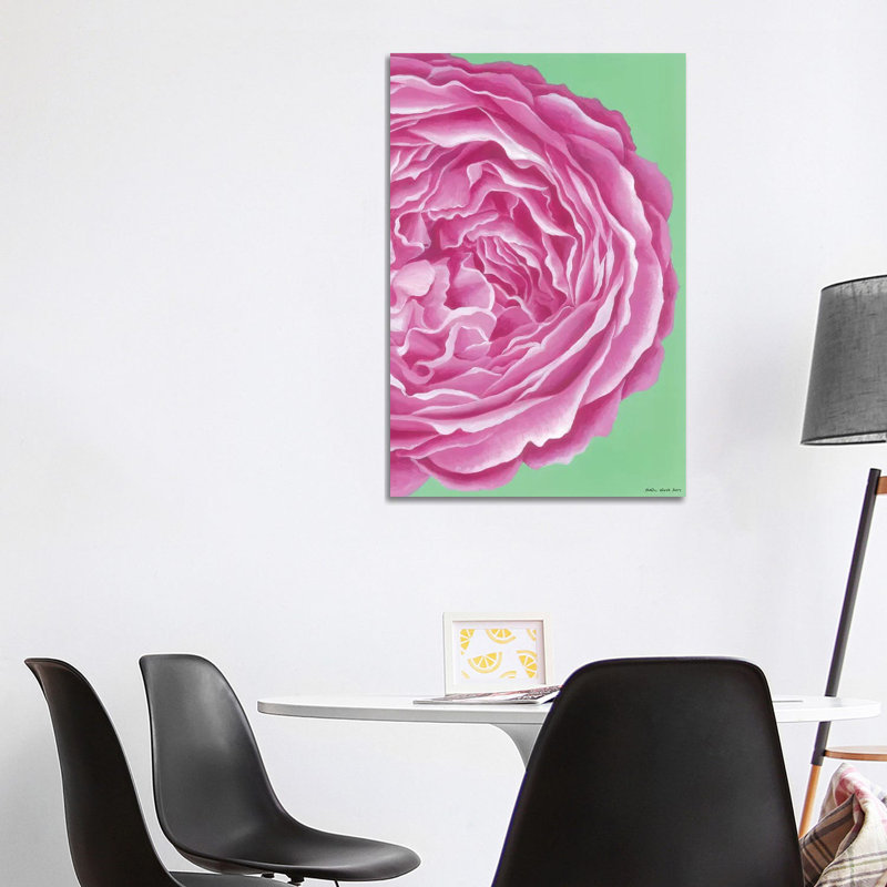 Pink Rose by Kirstin Wood - Wrapped Canvas Gallery-Wrapped Canvas Giclée, 101.6 cm H x 66.04 cm W x 1.91 cm D