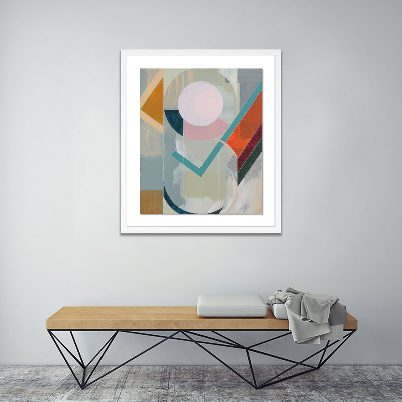 DJ 1 Print by Kimmy Quillin, 24" H x 21" W x 1.5" D, White