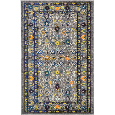 Eddins Washable Oriental Indoor Rug