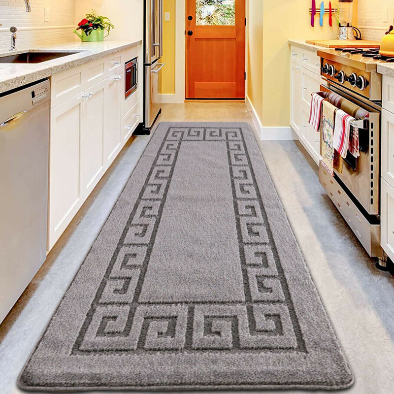 Tamms Machine Woven Dark Grey Indoor Rug, Runner 60 x 220cm