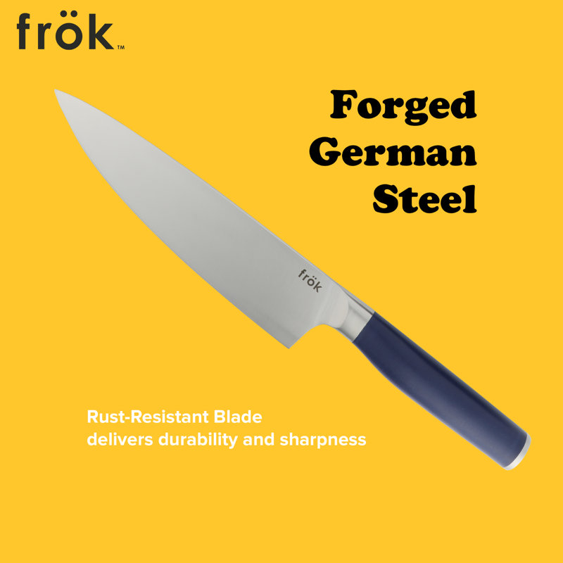Frök 6 Piece High Carbon Stainless Steel Knife Block Set