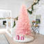 6.5Ft Pre-Lit Pink Full Artificial Christmas Tree