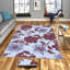 Tapis floral en polyester Borupurp-1052239870