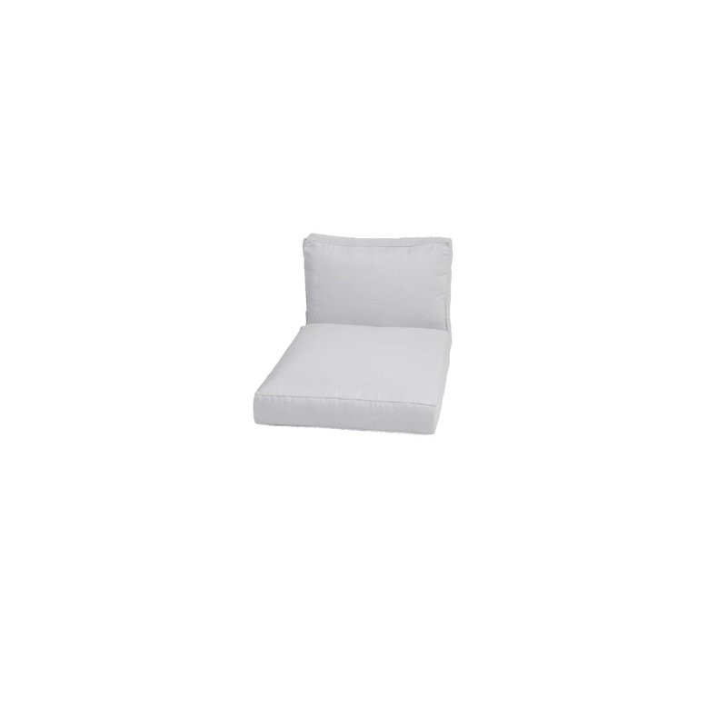 Chester Patio Chair with Cushions, Black, Natural