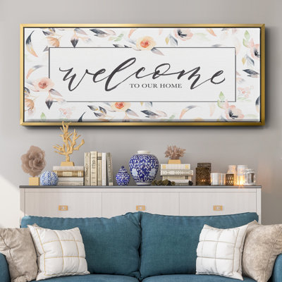 Welcome to Our Home - Toile encadrée