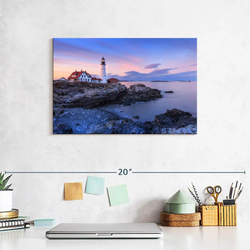Aletra Portland Head Light Cliff, 8" H x 12" W