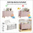 6-Drawer Double Dresser, Modern Storage Cabinet With Metal Handles & Solid Wood Legs, Heavy-Duty Organizer For Kids And Adults-1692019516