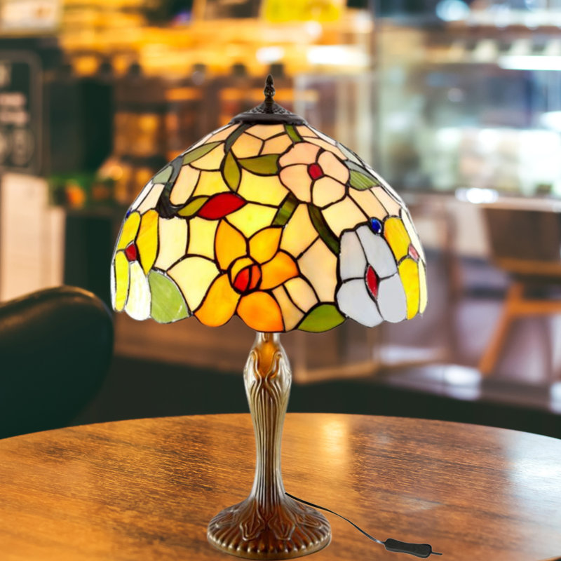 Mintz Metal Table Lamp, Blue/Pink/Beige/Green, 35cm H x 30.48cm W x 30.48cm D