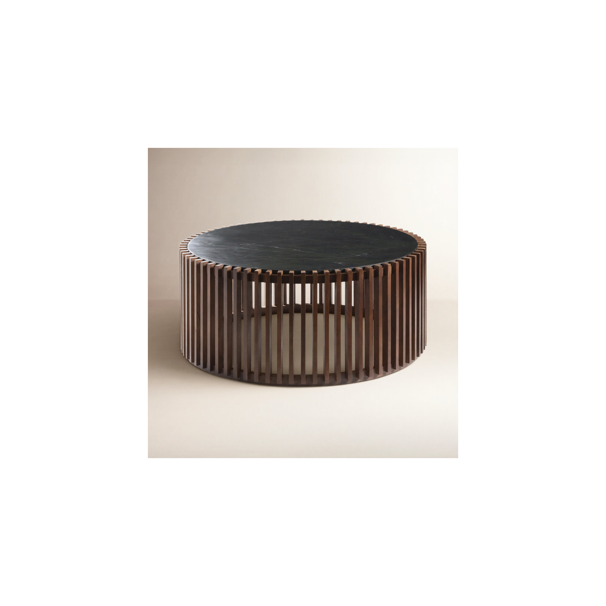 Bernard Slatted Solid Wood Coffee Table
