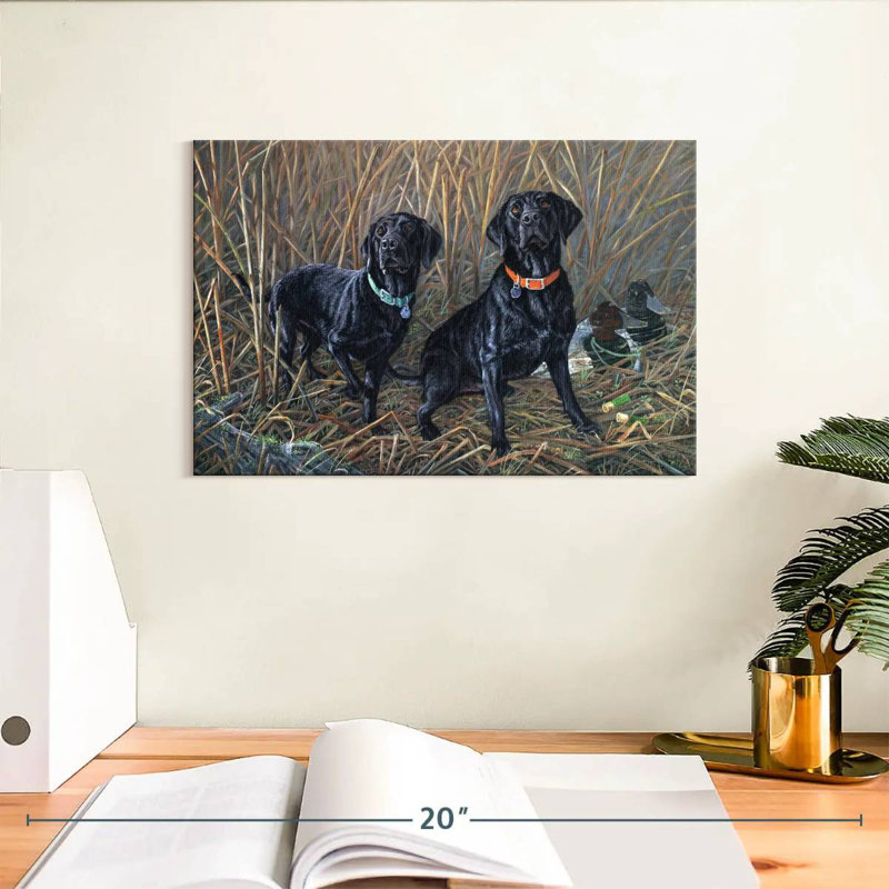 Partageons la tradition - Black Labs, H 8 po x l 12 po