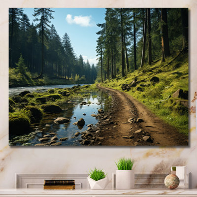 «USA Siuslaw National Forest Oregon», reproduction sur toile