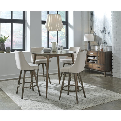 Deerfin 4 - Person Four Leg Dining Set