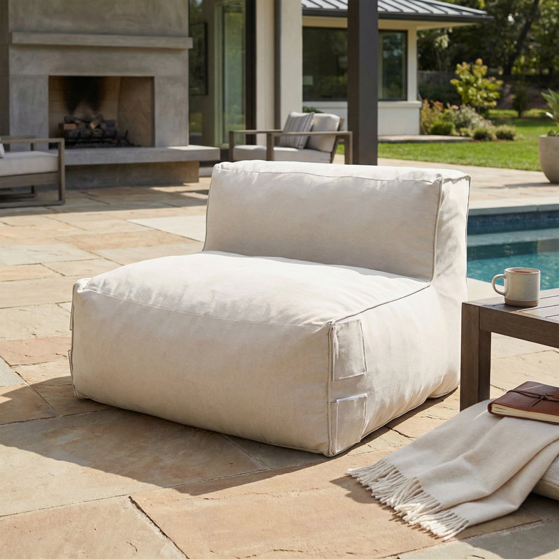 Canapé à billes Dael, Beige, 1