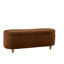 Banc de rangement avec dessus rabattable et pieds en bois massif-424107003