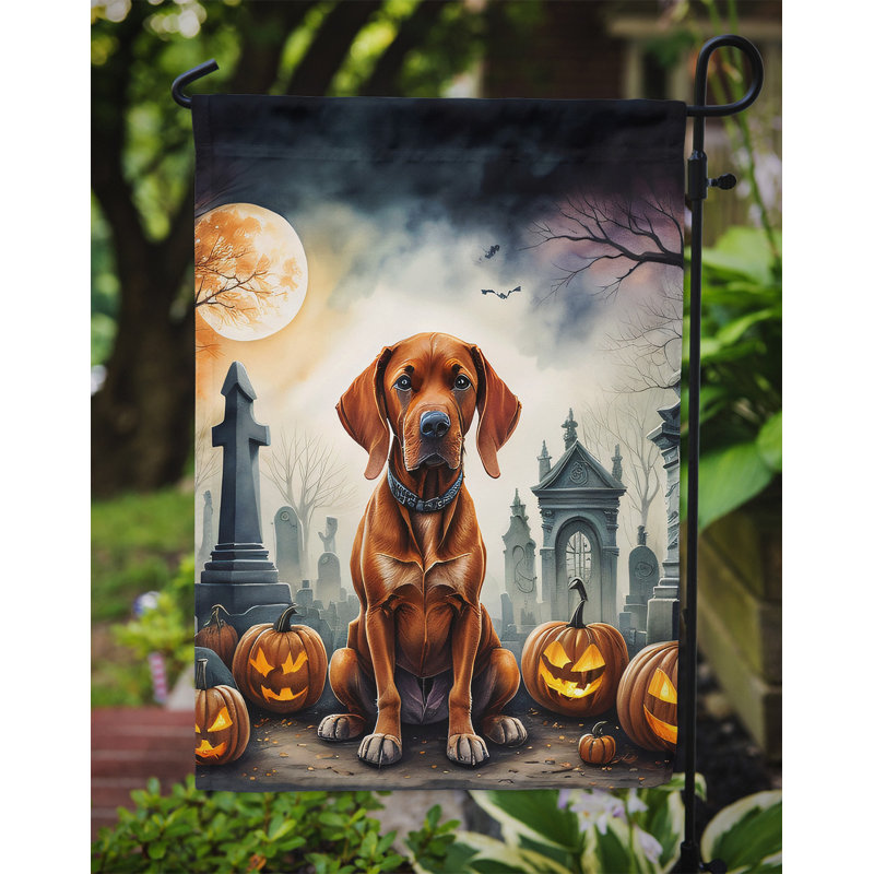 Drapeau d'Halloween Vizsla Spooky