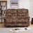 Edilmar 61.8'' Wide Modern and Super Soft Manual Reclining Loveseat Sofa-846805495