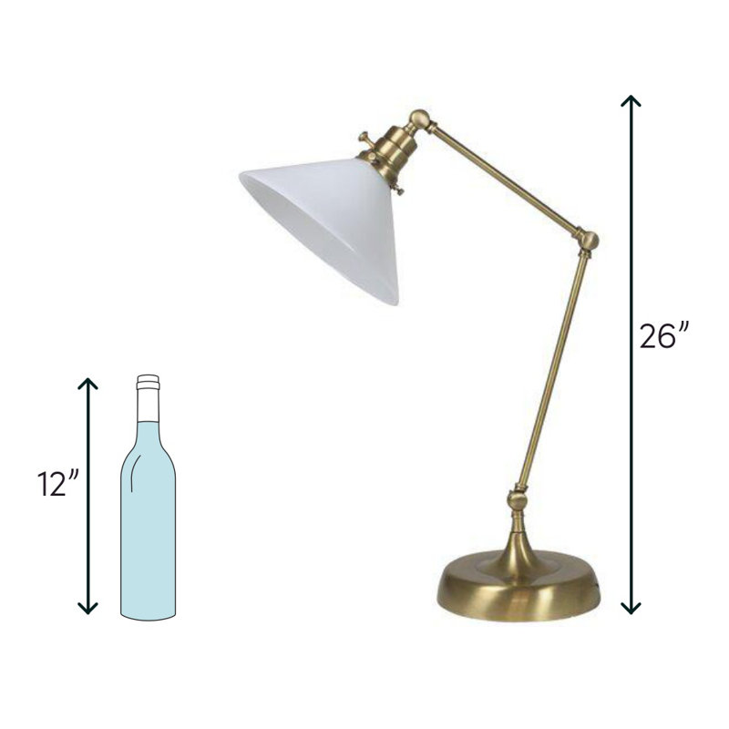 Desk Lamp, Amber, Oil Rubbed Bronze