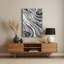 Abstrait fluide, art mural gris en métal 95-1716647017