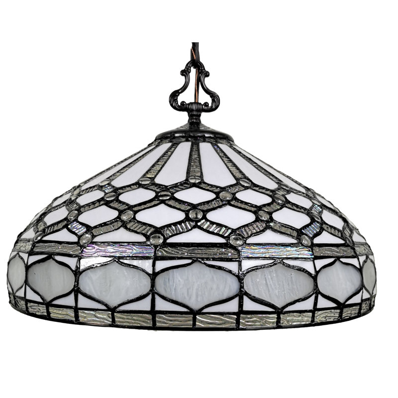 Luminaire suspendu pour dôme 2 lumières unique Hattaway