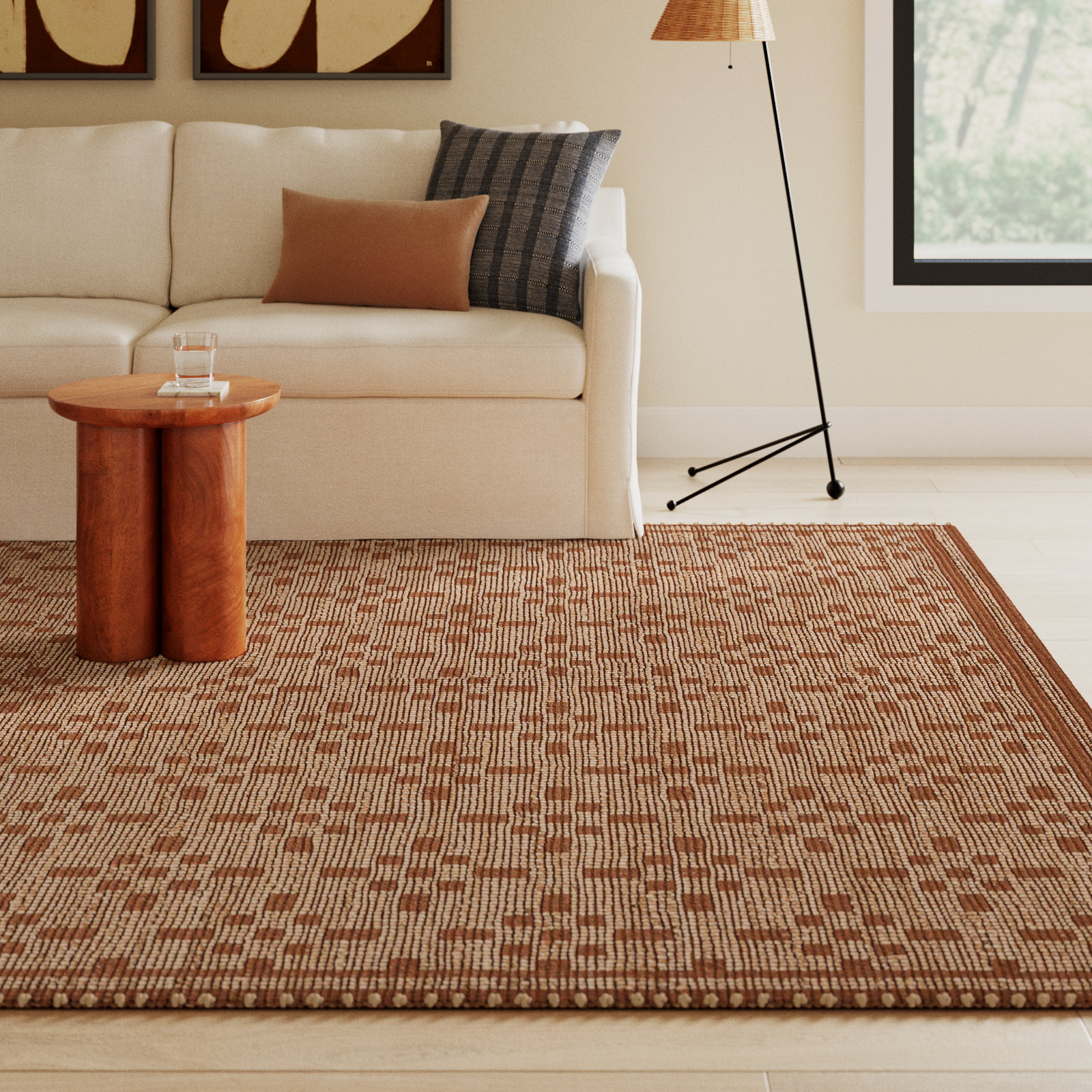 Chris Loves Julia x Loloi Judy Natural Spice Rug, Rectangle 8'6" x 11'6"