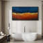 Grande impression sur toile encadrée, impression de paysage abstrait neutre pour décoration murale moderne minimaliste-116848215-116848214