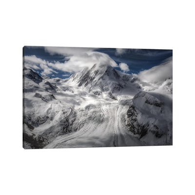 Glacial 1 Piece Wrapped Canvas Wall Art