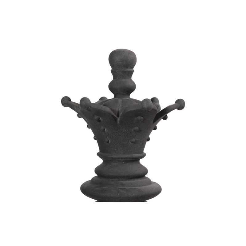 Queen Chess Sculpture, Black