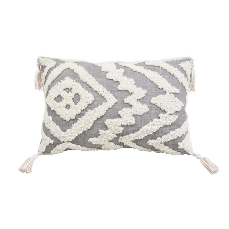 Housse de coussin rectangulaire en polyester