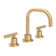 Dia Widespread Bathroom Faucet with Push Pop Drain