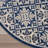 Aloha  Geometric Blue Indoor/Outdoor Area Rug-613637690