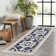 Imitation Weave Texture Carpet Area Rug Vintage Thin Rugs for Living Room Boho Oriental Medallion Rug Hallway Rug Low Pile Non-Slip Non-Shedding Indoor Rug for Bedroom Soft Washable Rug Home Office Dorm Farmhouse