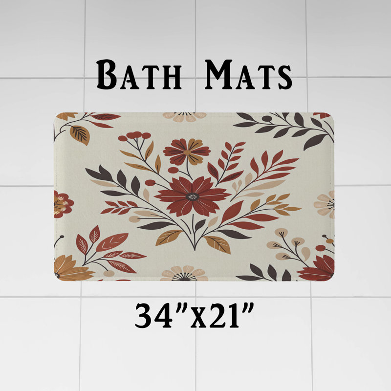 Rideau de douche avec tapis de bain, H 72 po x l 70 po