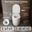 Toilette compacte Los Flexi E81, sèche-eau instantané, siège chauffant, capteur de pied, télécommande