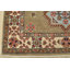 Tapis brun nouvel âge en laine 3 pi 3 po x 4 pi 9 po Montrice