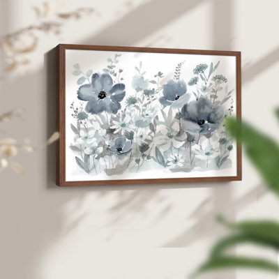 Bleu nature - impression encadrée - réaménageable