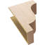 Bois de cèdre brut Newport, grain de bois TimberThane, brun clair apprêté-88292493