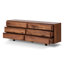 Stafford 6 Drawer Dresser-Walnut Natural