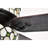 Guarvey 52-Inch Flushmount Two-Tiered Lighted Ceiling Fan Ivory Tiffany Glass Lamp Black Finish