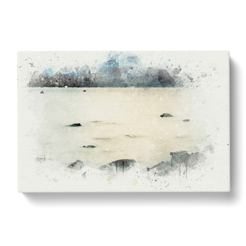 Lake Ullswater In Cumbria In Abstract - Wrapped Canvas Print, 40cm H x 60cm W x 3cm D