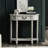 Retro Gray Solid Wood Rectangular Entryway Cabinet-1557856517