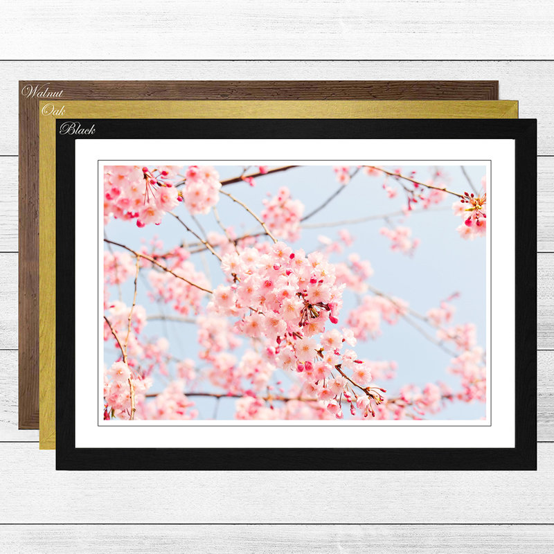 Single Picture Frame Print, Oak