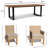 Fabiano Rectangular 6 - Person 175cm Long Dining Set with Cushions