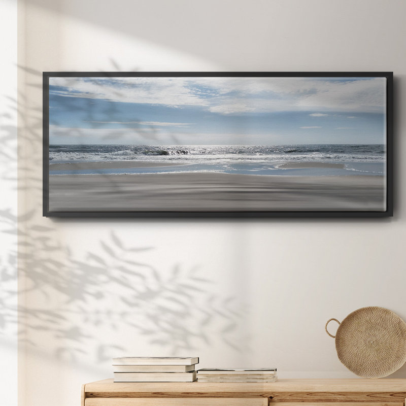 Beach Bliss - toile encadrée, Noir, H 12 po x l 30 po x P 1,5 po