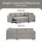 Eutizio 87.4'' Upholstered Sofa-1367047453