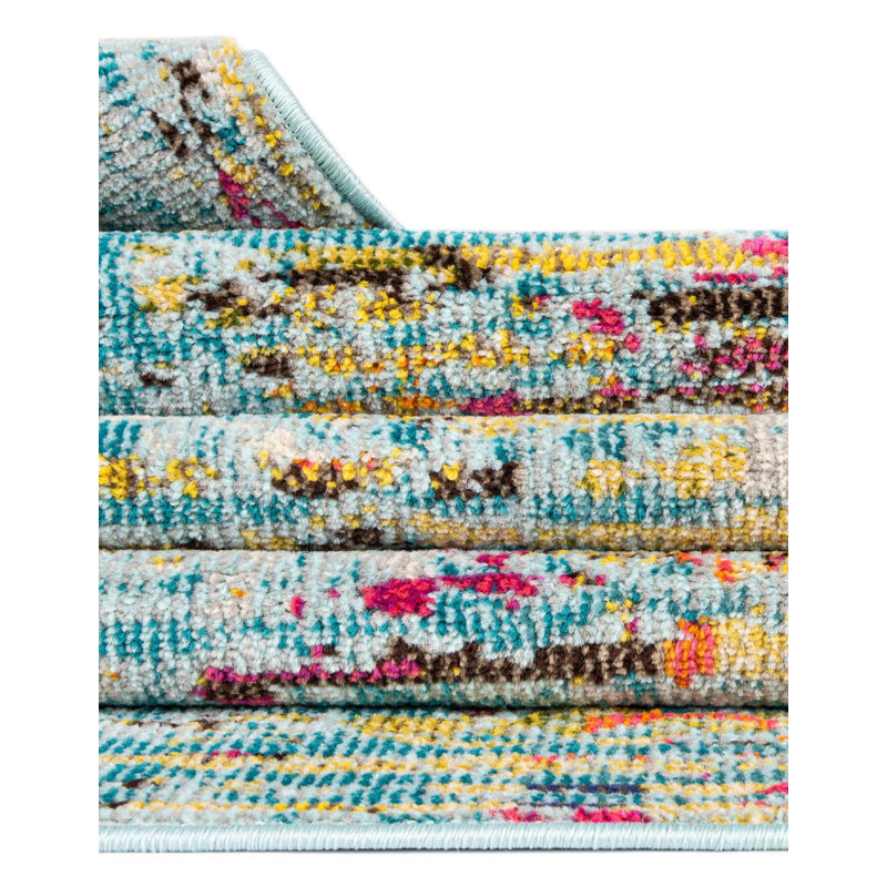 Jahanna Washable Oriental Indoor Rug, Rectangle 6'1" x 9'